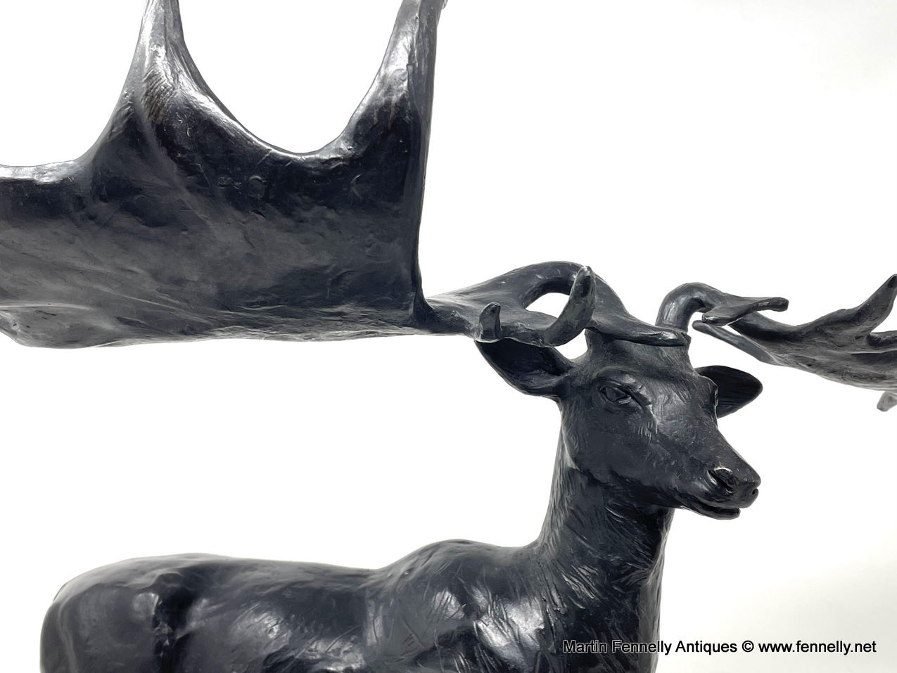 038 Sold Rare Bronze - Giant Irish Elk - Paul Ferriter - Irish - Image 3