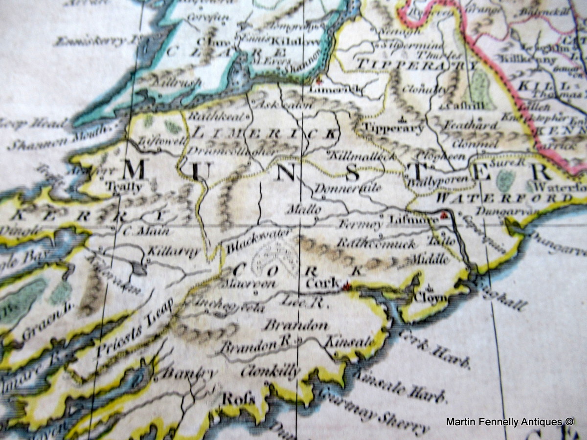 430 Sold Antique Map of Ireland - 1778 - Bowen - English - Original - Image 4