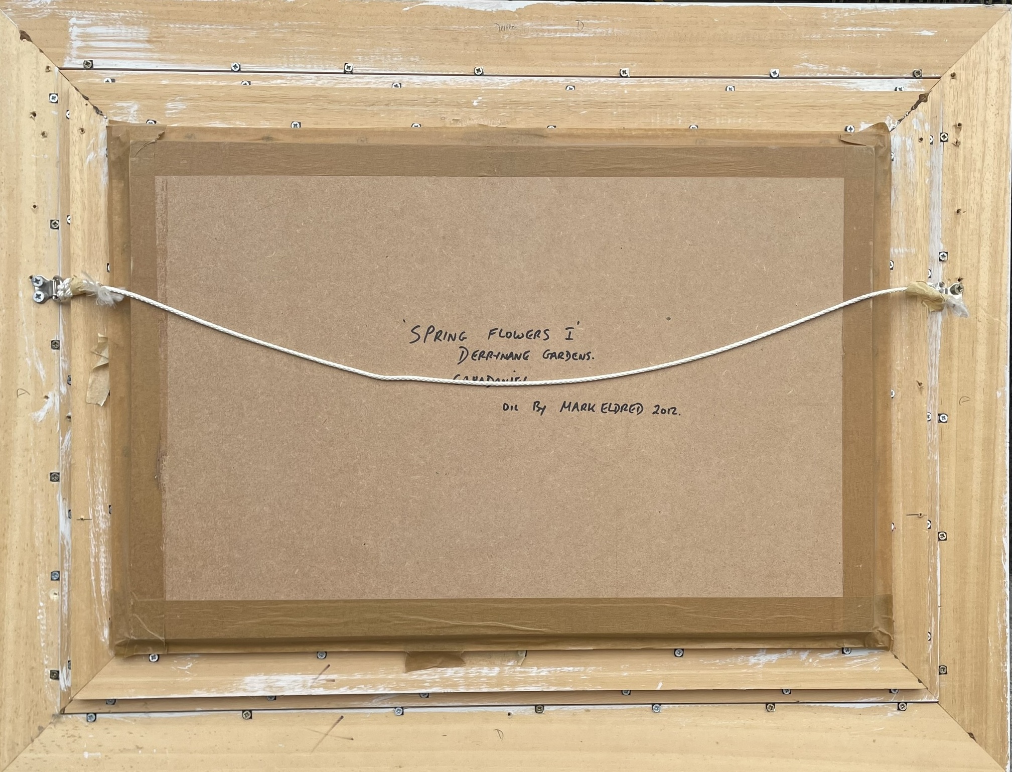 928 Sold Mark Eldred - Oil on Board - Derrynane Gardens Co Kerry - Image 5