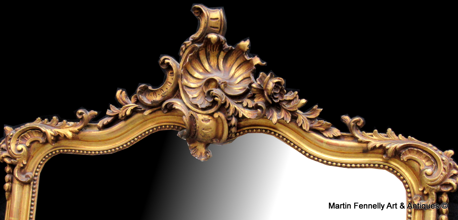 822 Sold Beautiful Large Antique French Mirror Circa 1890 - Excellent Quality - Image 2