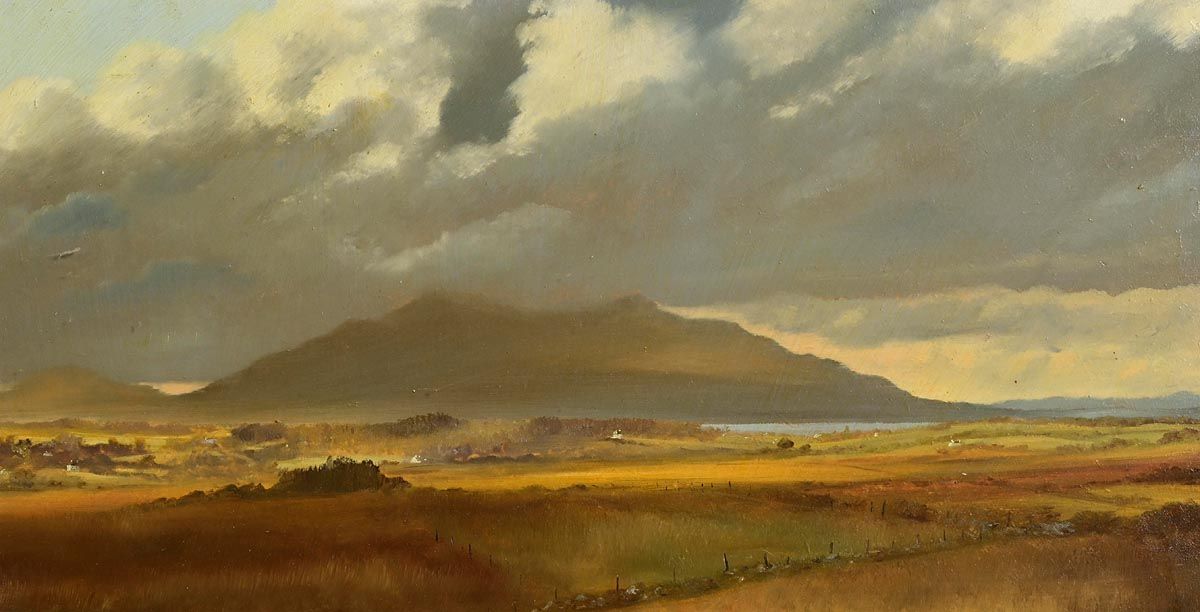 534 Mark Eldred (b1964) - Evening View Killarney - Oil on Card