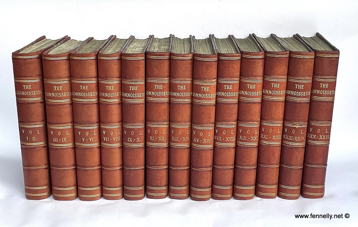 942 Sold Volume Set of The The Connoisseur Illustrated Magazine 1901-1910