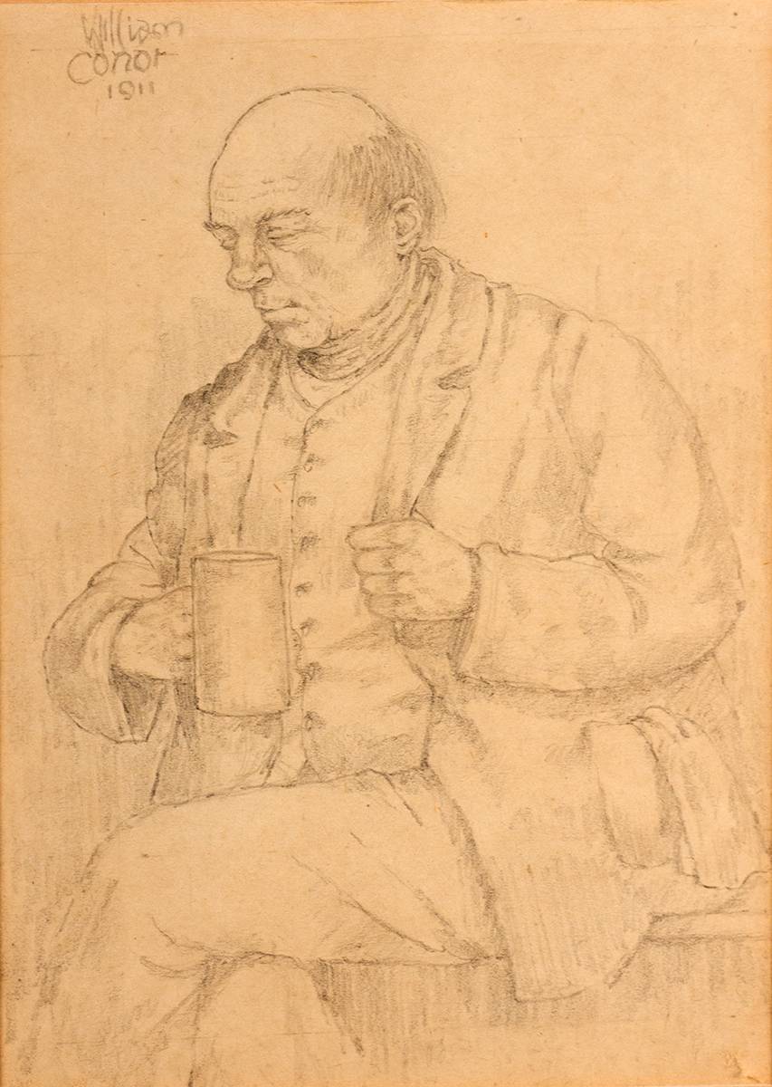 102 Portrait of a Gentleman, 1911 William Conor OBE RHA RUA ROI (1881-1968)