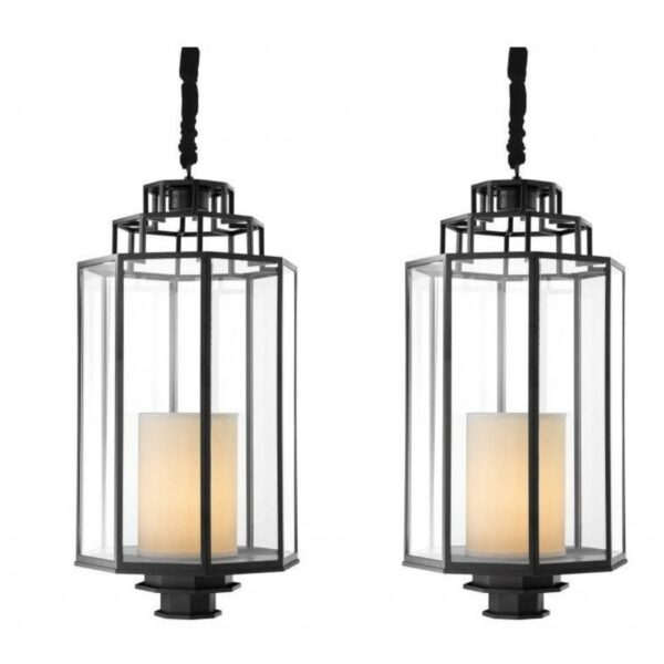 M058 Pair Lantern Monticello - Eichholtz - Large Size