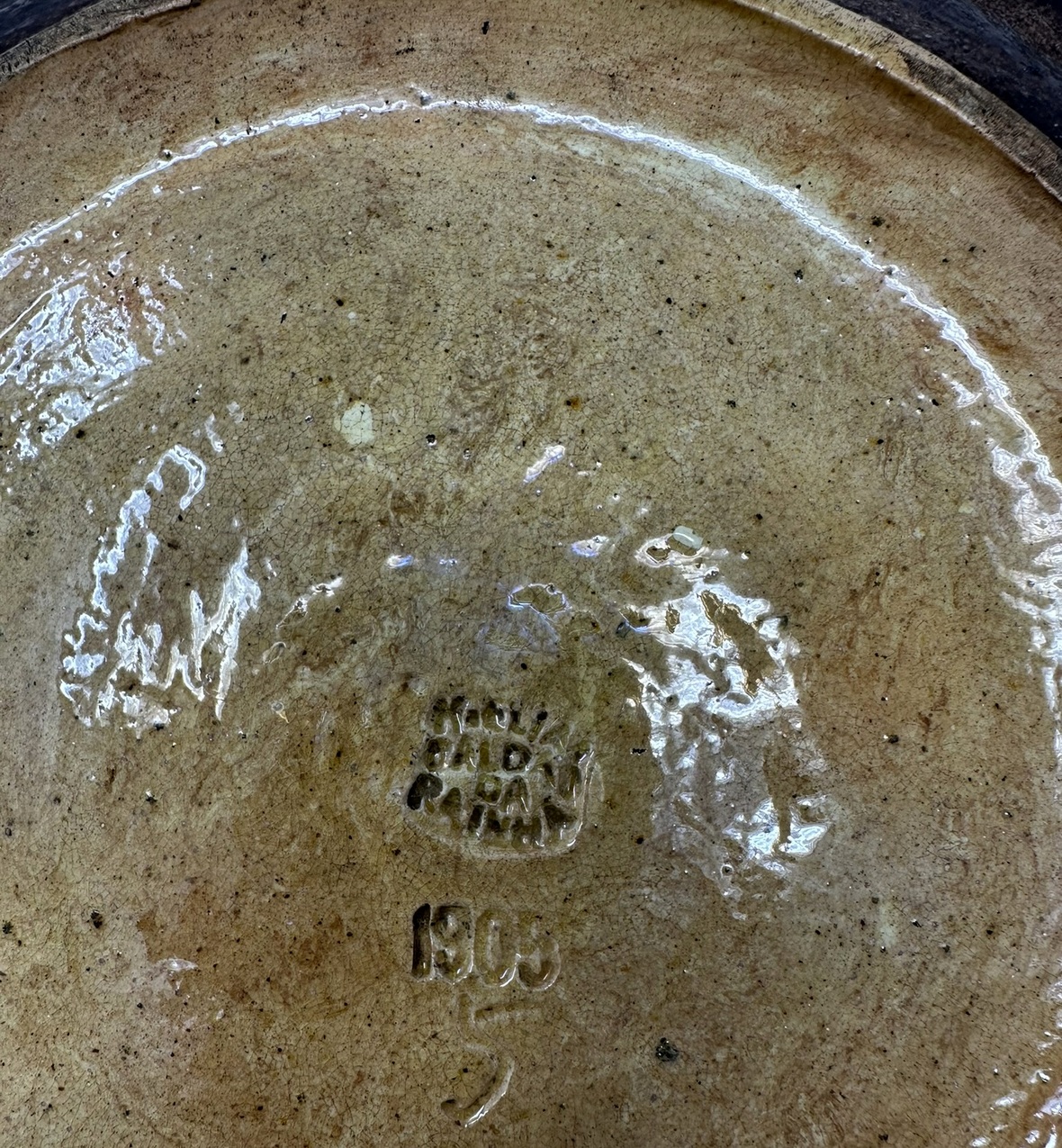 579 Sold Antique Majolica Palissy Portuguese Charger by Jose A Cunha Butterfly Snake 1905 - Image 4