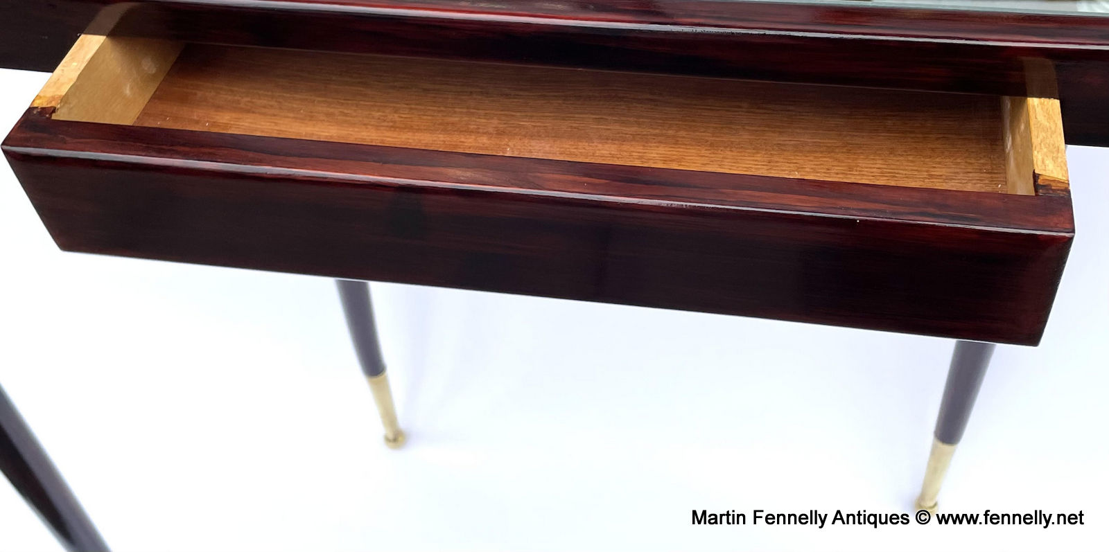 314 Sold Stunning Paolo Buffa Rosewood Console, 1950 - Image 4