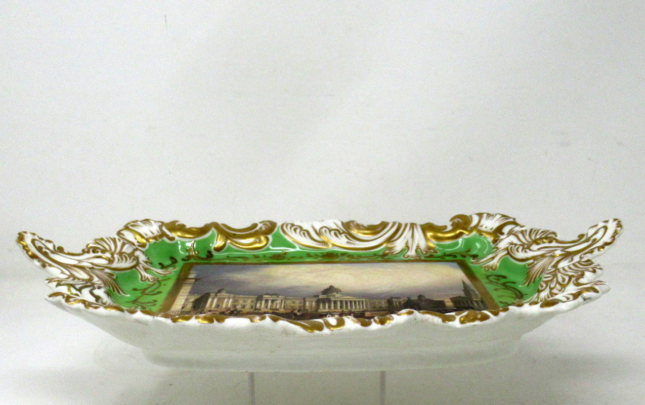 154 Antique Regency Chamberlains Worcester Plate Centerpiece National Gallery London - Image 7