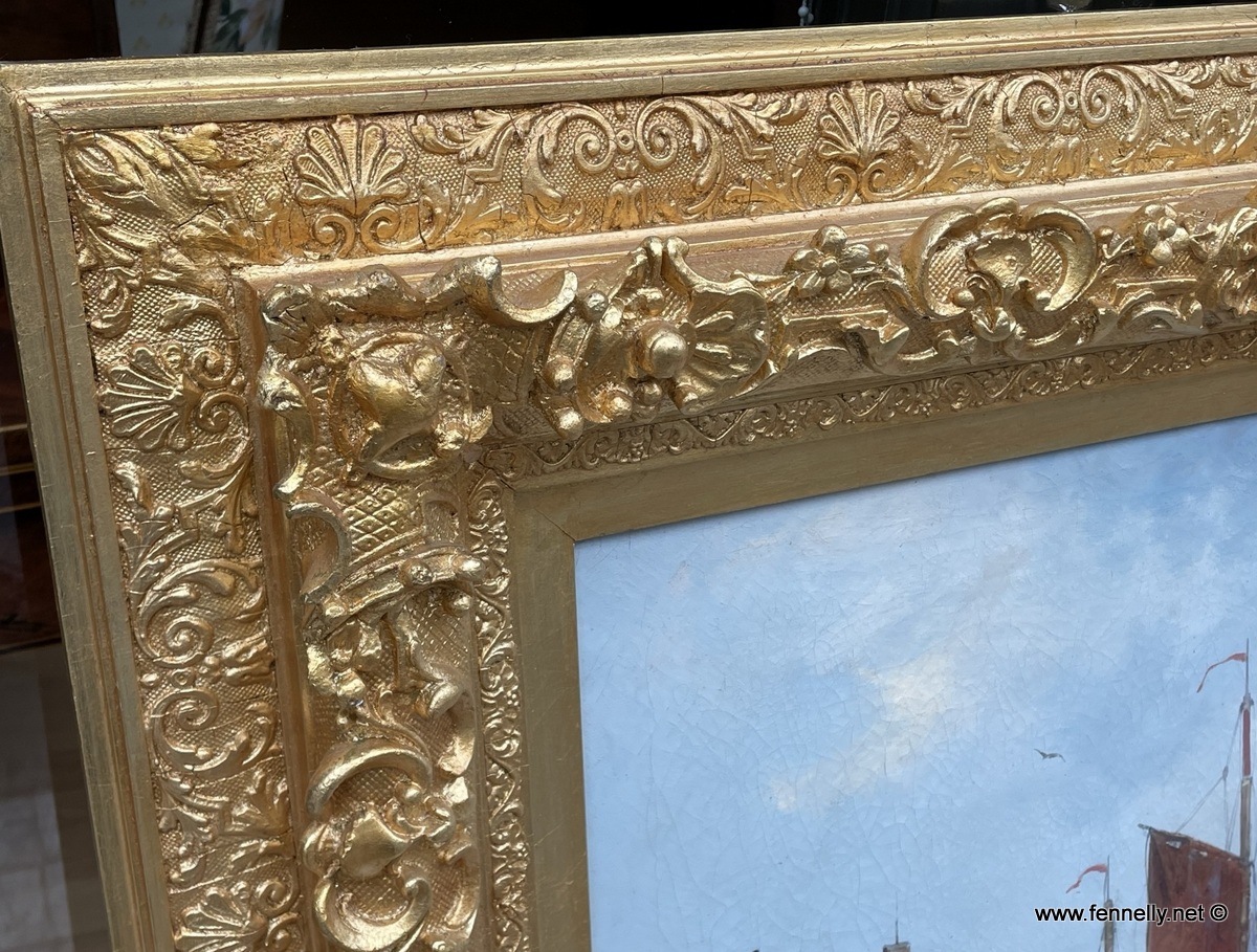 968 Sold Felix Lenoir - Pair of Oil on Canvas - Dutch Scenes - 19th Century - Image 5