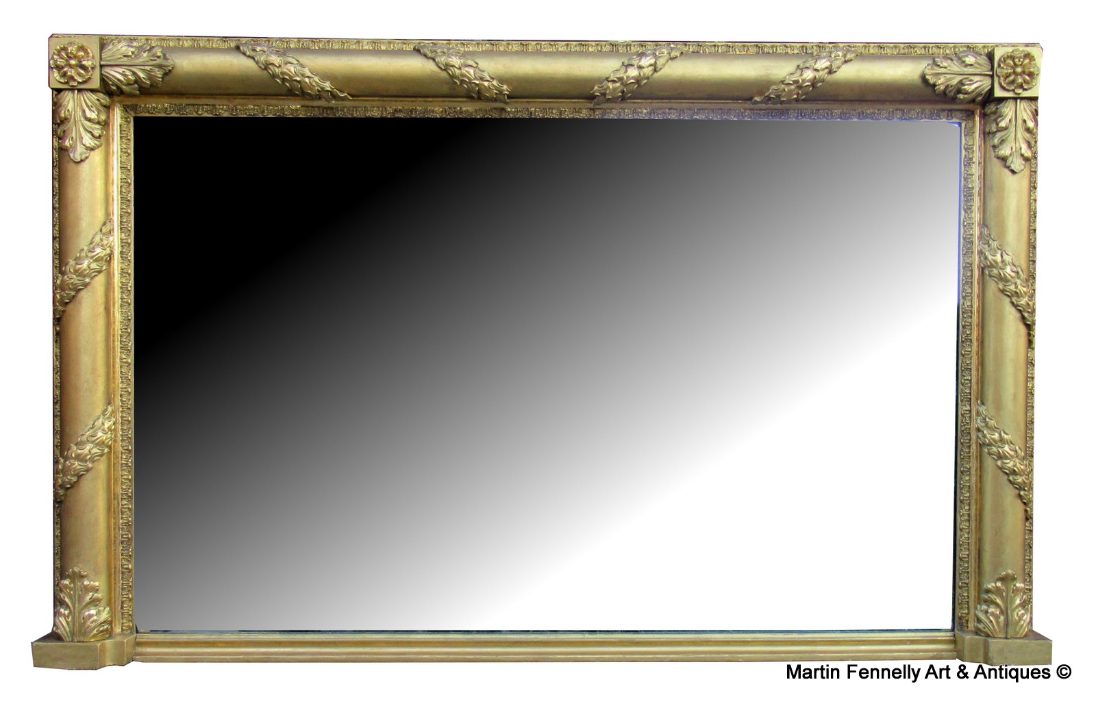 761 Sold Regency English Overmantel Mirror - Circa 1820