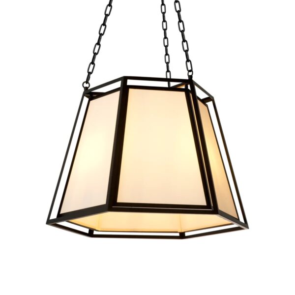 M161 Moreno Lantern - Metal and Fabric - Large - Eichholtz