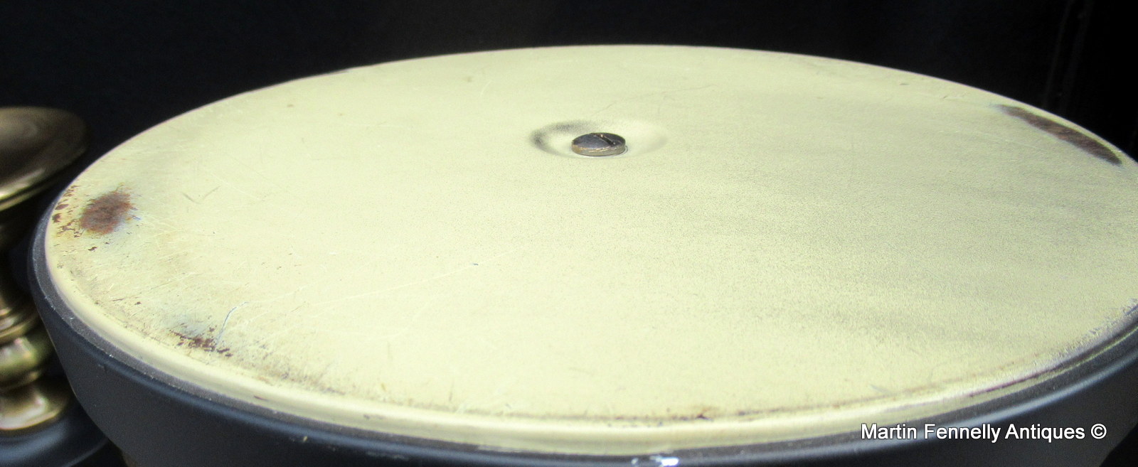 683 Pair Mid Century Turned Brass Italian Lamps - Circa 1960 - Image 4