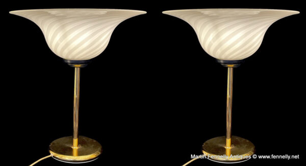 211 Rare Pair of Italian Table Lamps - Attributed to Pietro Chiesa