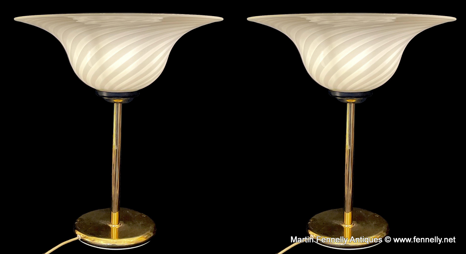 211 Rare Pair of Italian Table Lamps - Attributed to Pietro Chiesa