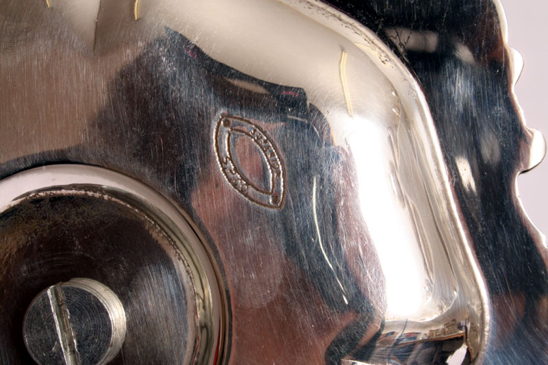 020 Victorian Silver Plated Chamber Candlestick - Image 5