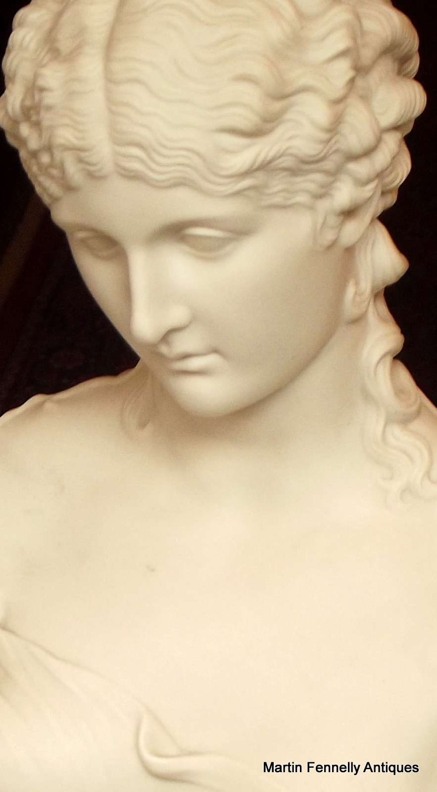 808 Copeland Parian Bust of Clytie - 1868 - Image 2