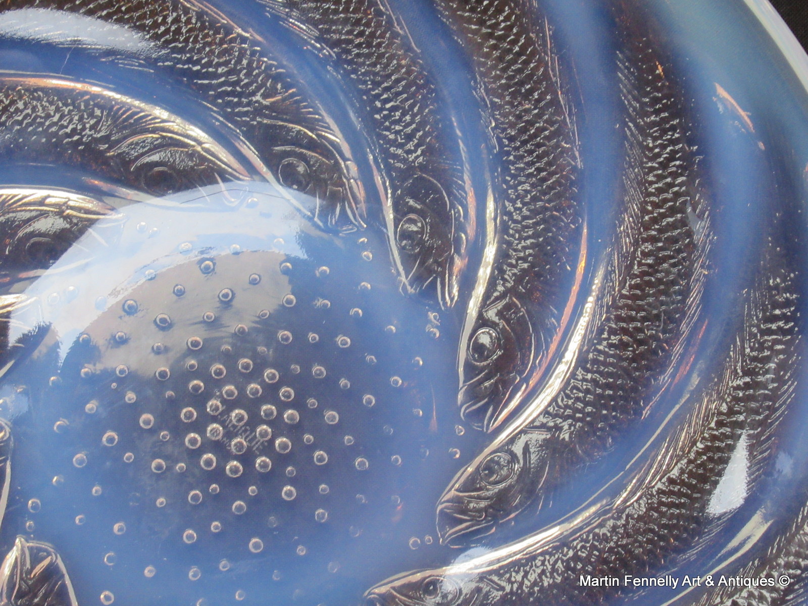 772 Sold René Lalique - Original Plate - Poissons Plate - From 1931 - Image 2