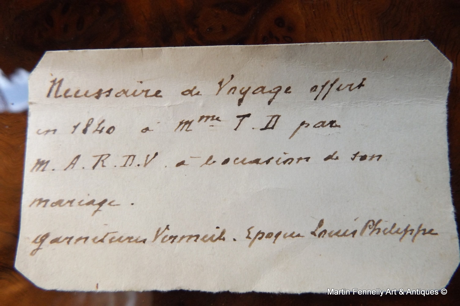 274 Sold Museum Quality French Rosewood Gentlemans Travelling Casket - 1840 - Image 5