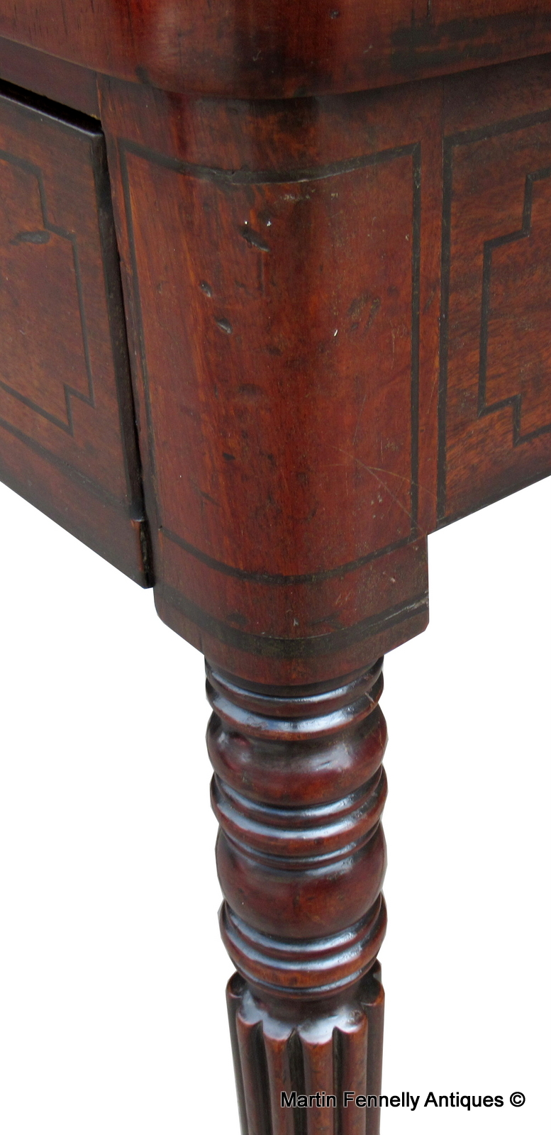 310 Sold Gillows of Lancaster Plum Pudding Mahogany Table Circa 1820 - Image 6