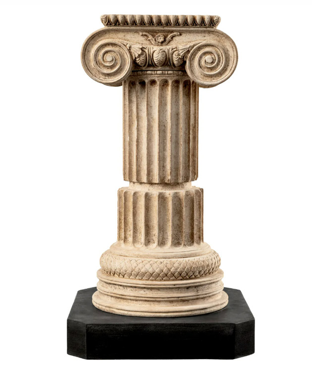 M166 Beautiful Pair of Miniature Marble Columns - Artemis Columns - Image 2