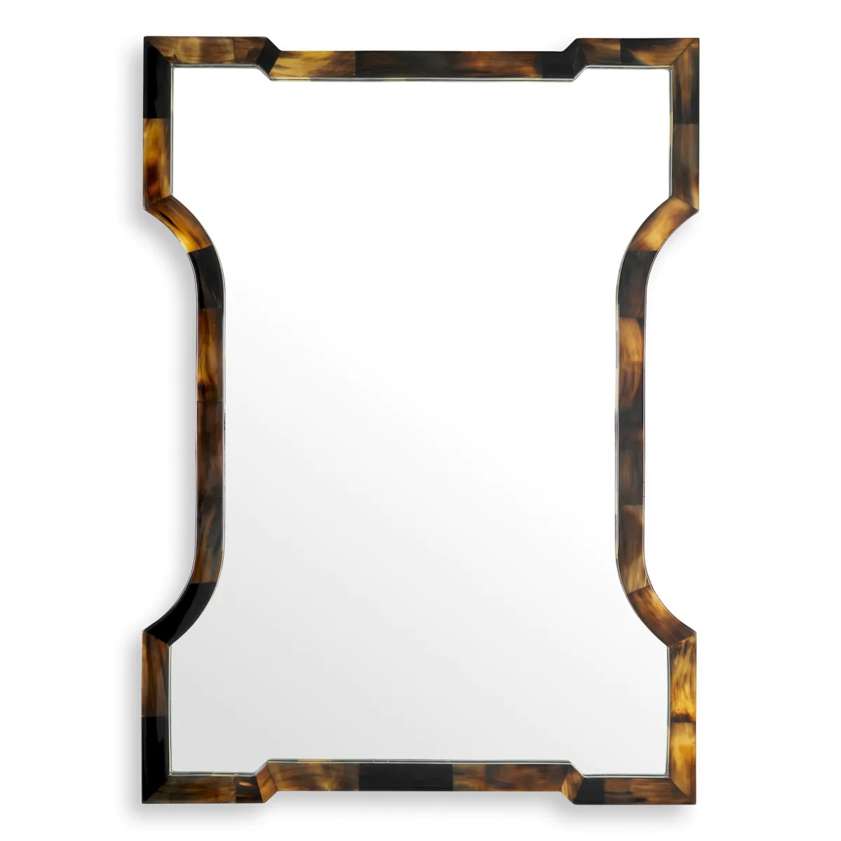 M188 The Scalamanca Mirror - Rare Frame in Buffalo Horn