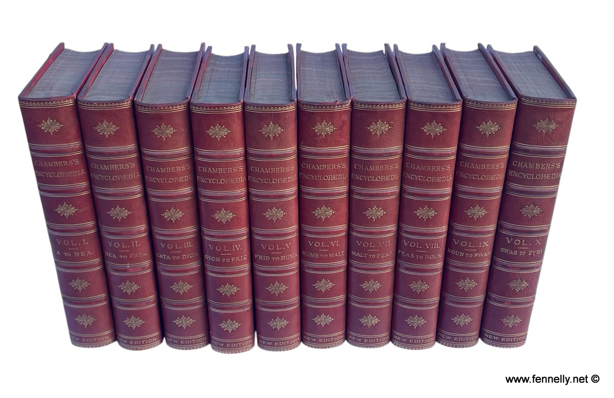 632 Sold Complete Set of Chambers's Encyclopaedia - 1888 Edition
