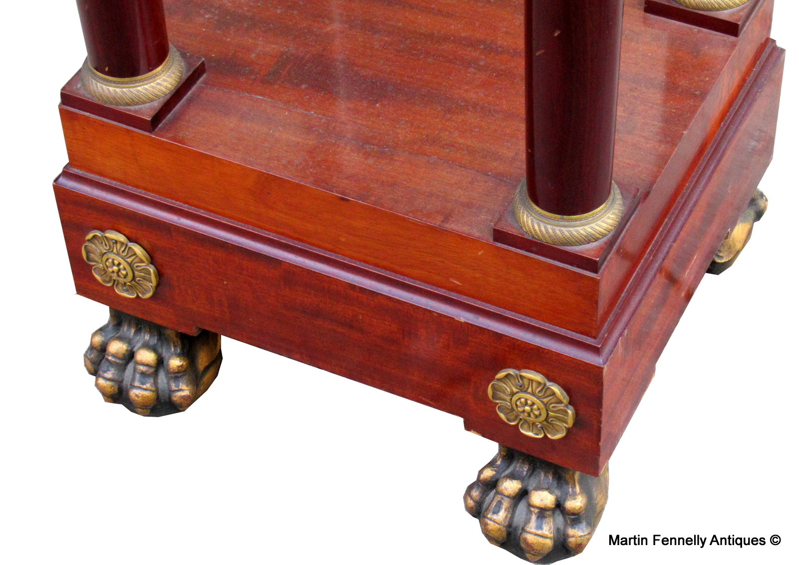 232 Sold Pair of Mahogany H.F. Jansen and Zonen, Amsterdam Pedestals - Superb - Image 4