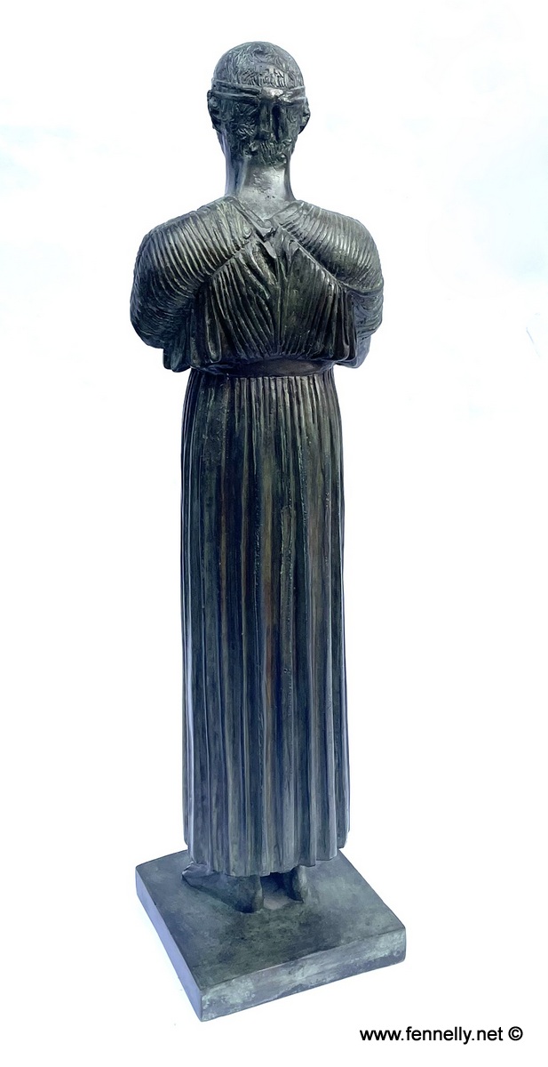 189 Sold Bronze Statue - The Charioteer of Delphi - Museum of Greece - Image 6