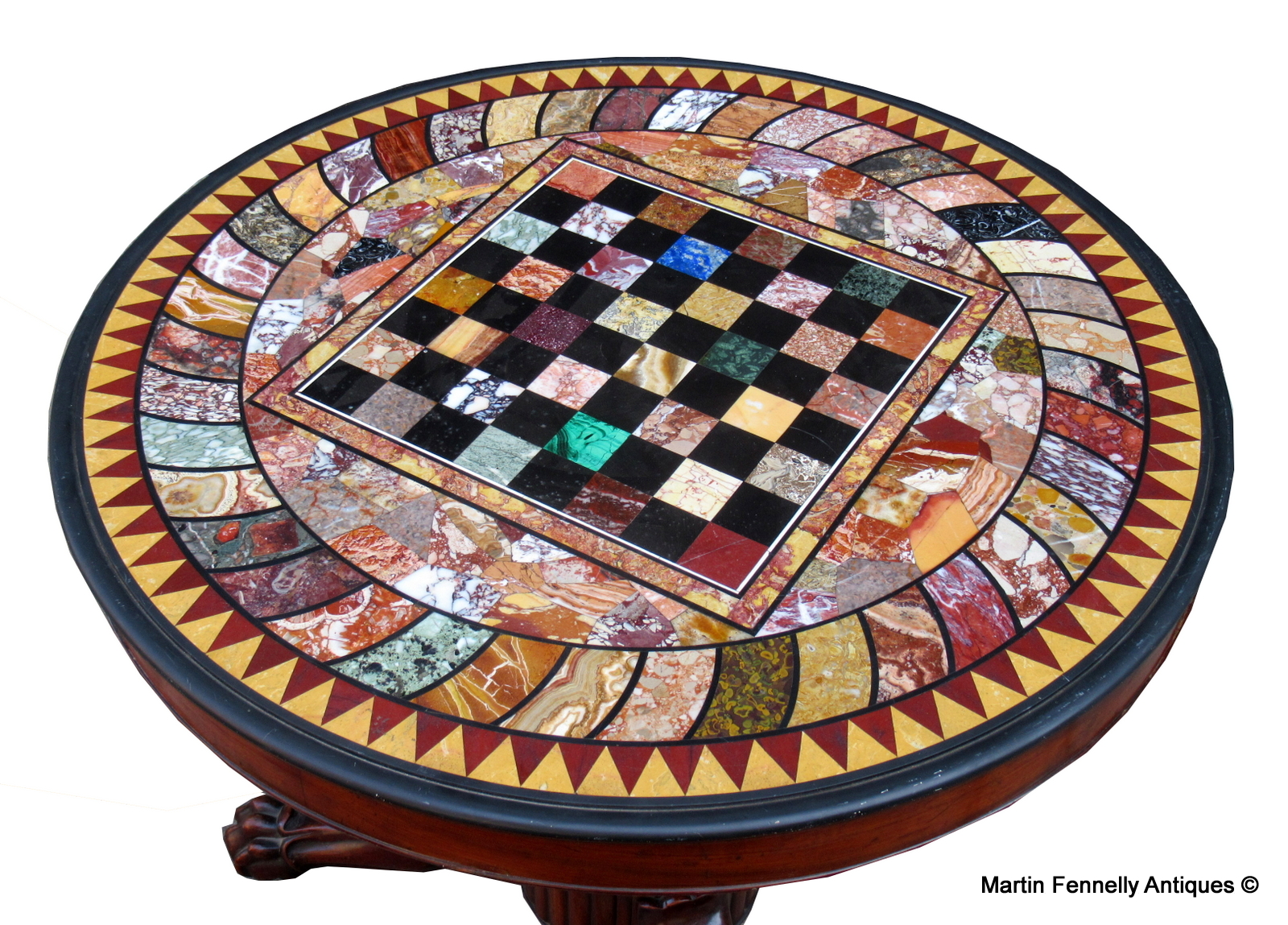 025 Sold Superb Italian Grand Tour Specimen Marble Top Centre Table - Museum Quality - Image 2