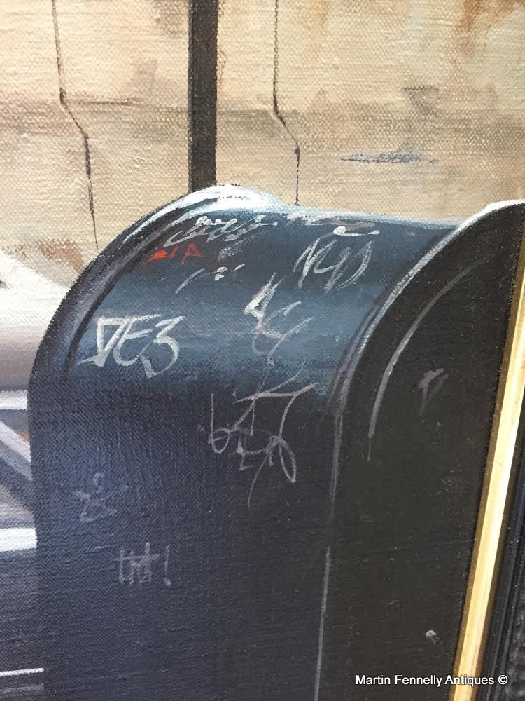 590 Sold Ted Jones - Oil on Canvas - The Call Home - Circa 1992 - Image 4