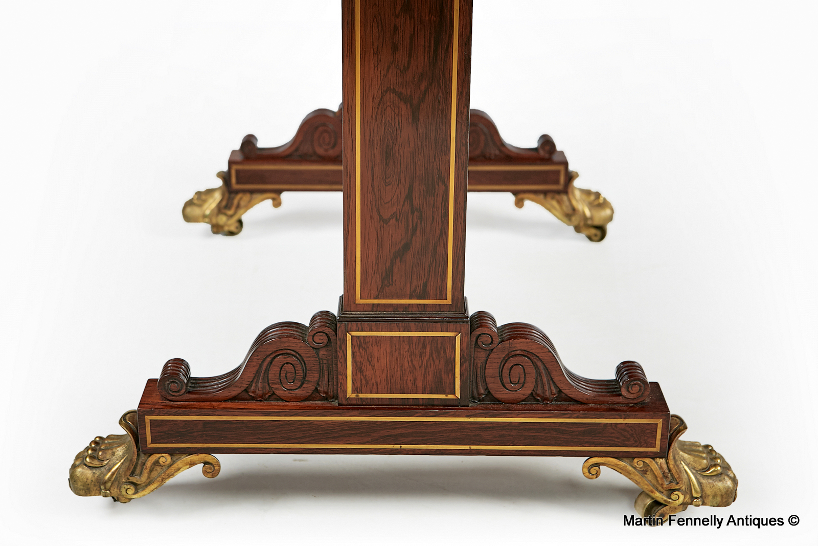 560 Sold Superb Regency Period Rosewood Games Table Attributed to Gillows of Lancaster - Image 5