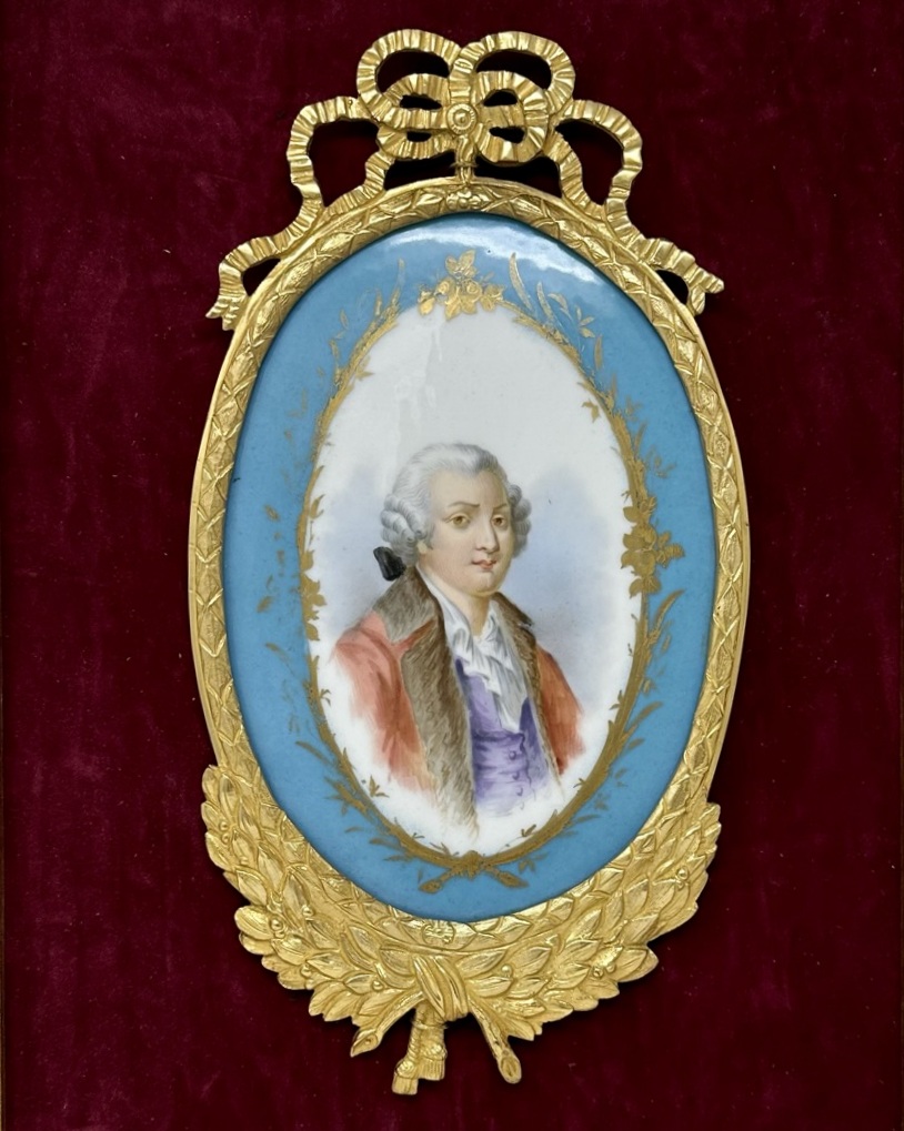 974 Sold Pair Antique French Sevres Ormolu Gilt Bronze Plaques Louis XV1 Marie Antoinette - Image 5