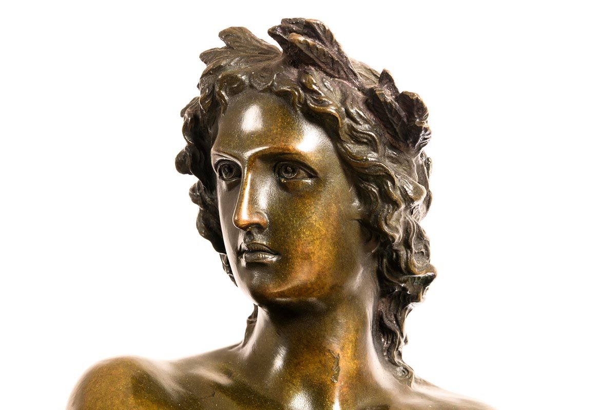 789 Large Bronze of Virgil after Jules Dalou - Early 20th Century - Image 7