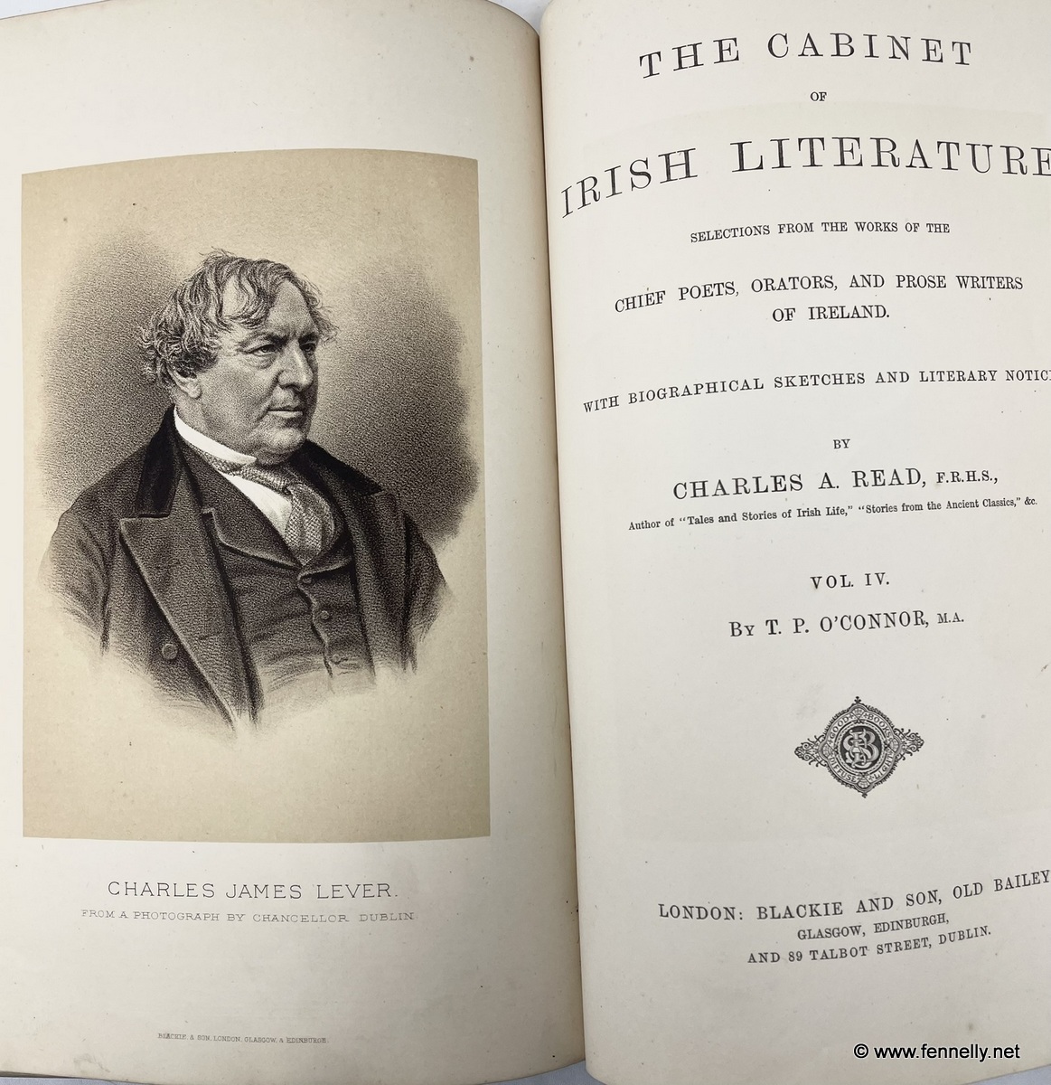 773 The Cabinet of Irish Literature - Blackie and Son 1880 - Image 6