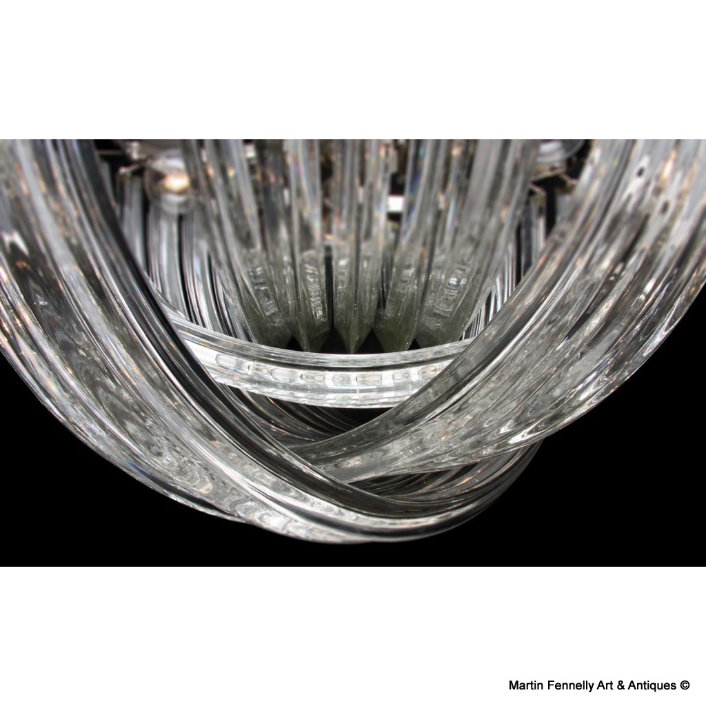 322 Superb Pair of Venini by Carlo Nason with Murano Crystal - Image 3