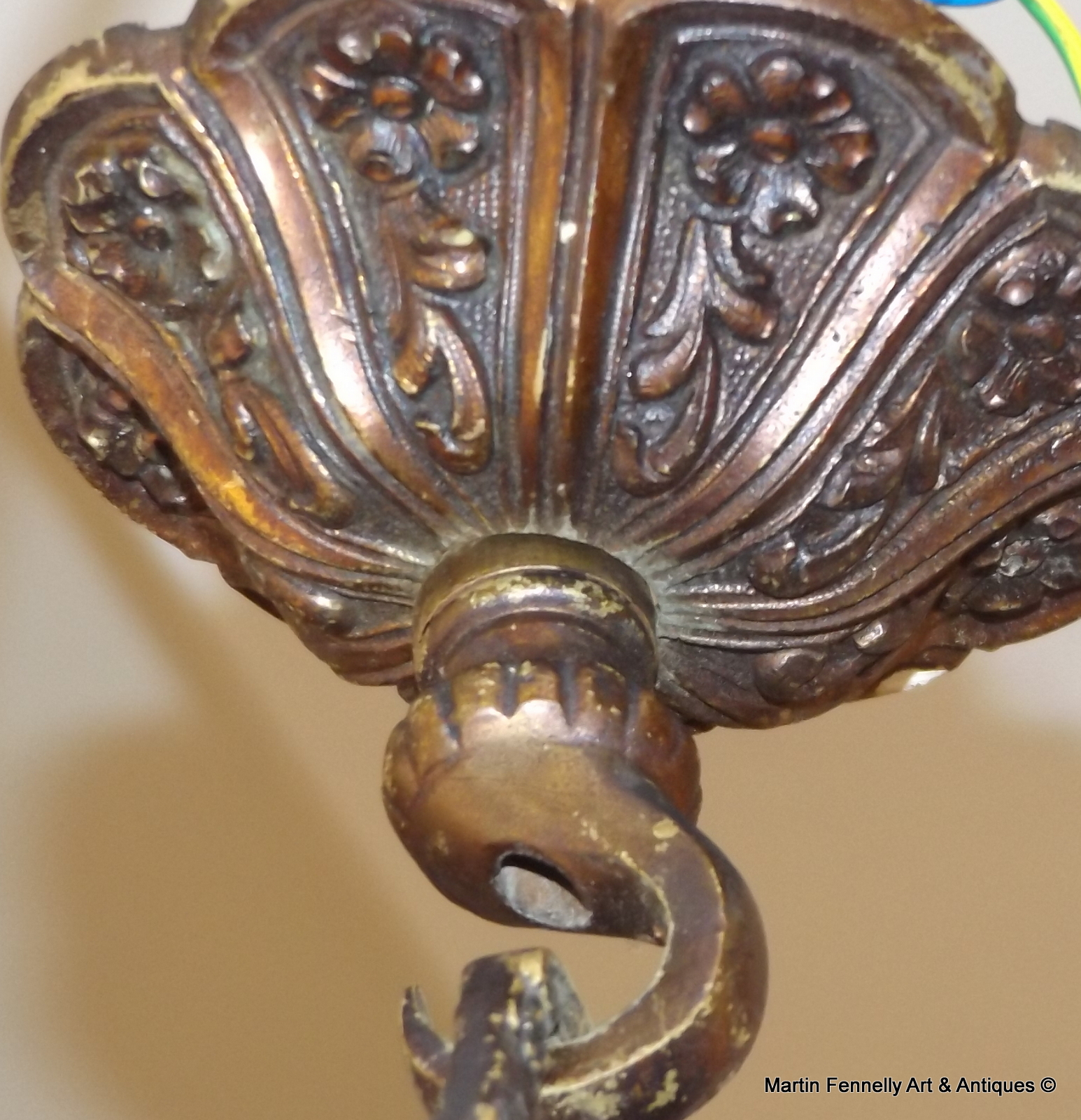 602 Sold French Bronze and Crystal Lantern - Circa 1890 - Image 6