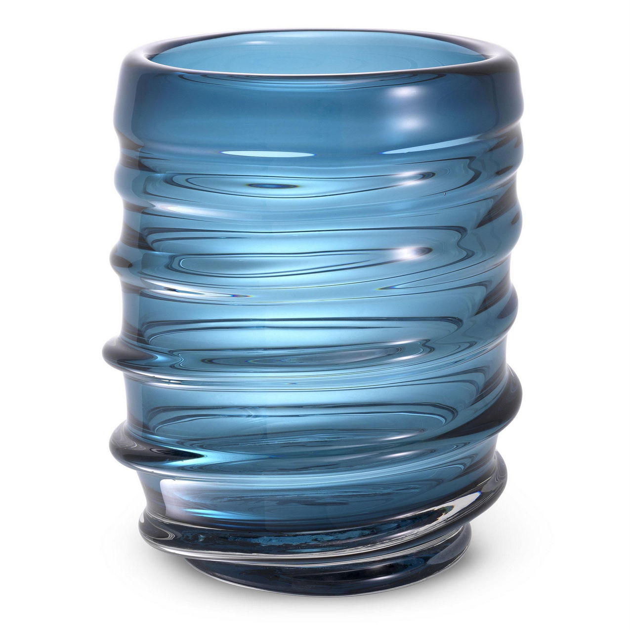 M159 Sold Pair of Stunning Hand Blown Xalvador Vases - Eichholtz - Image 2