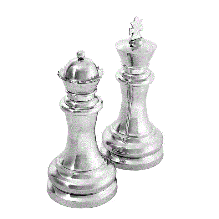 498 Super Large decorative King and Queen Chess Pieces - Image 2