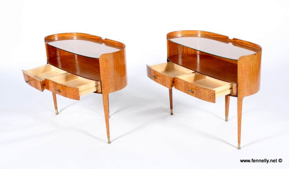 932 Sold Stunning Pair of Paola Buffa Night Stands - Circa 1945 - Italian - Image 3