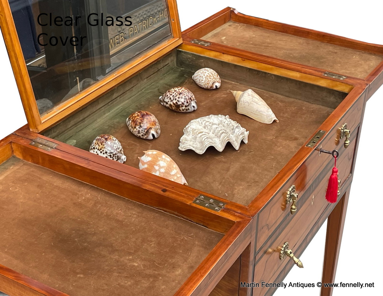 908 Antique Gentlemans Satinwood Rosewood Crossbanded Speciman Cabinet early 19thCt - Image 6