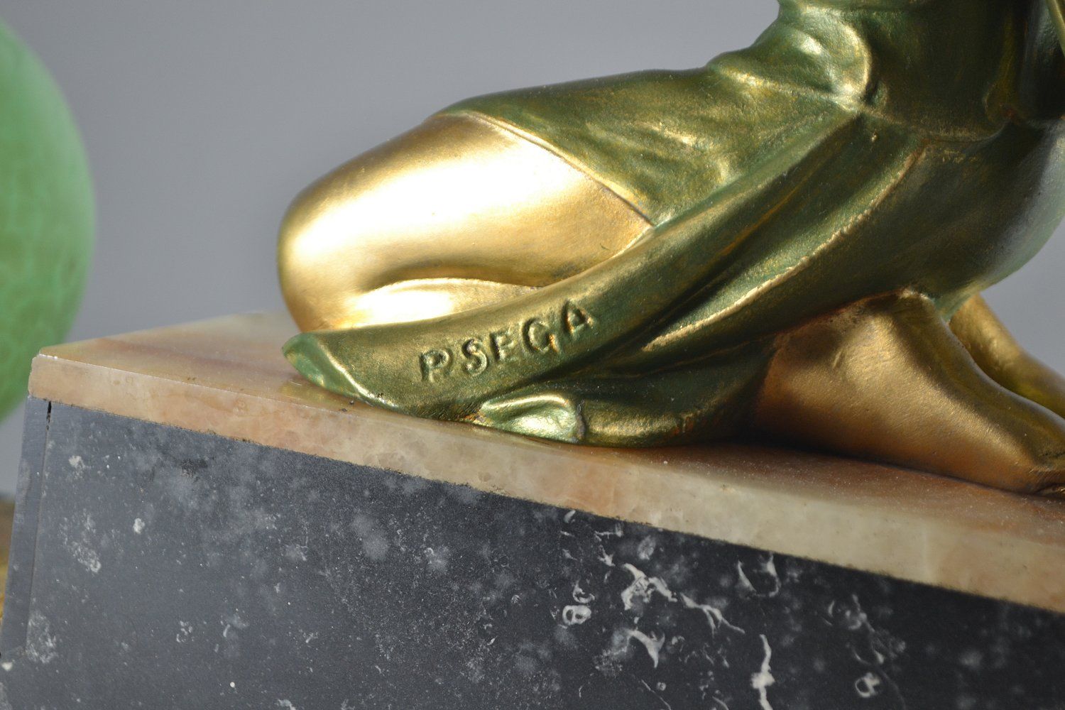 618 Art Deco Figural Lamp - Pierre Sega - France - 1930 - Image 5