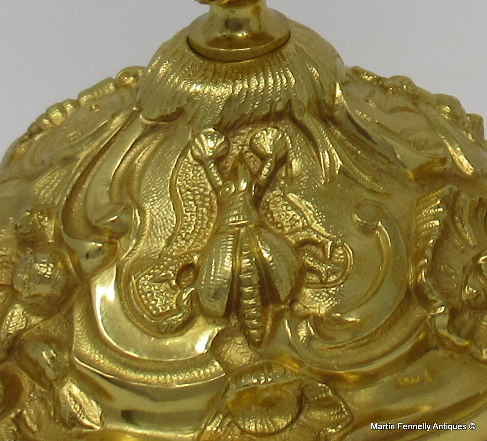 327 Sold Manner of Juste Aurèle Meissonier Stunning LARGE Pair French Ormolu Candlesticks 19th Ct - Image 3