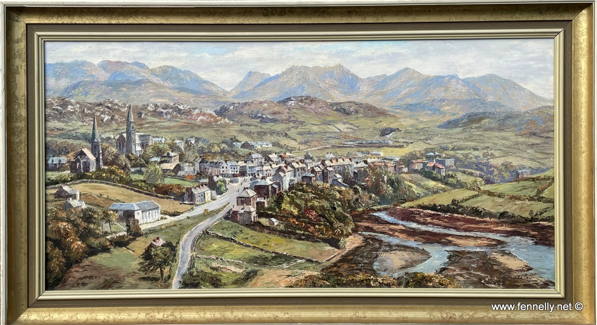 967 Sold Clifden in Galway - Oil on Canvas by Nancy Bailey (1913-2012) - Image 2