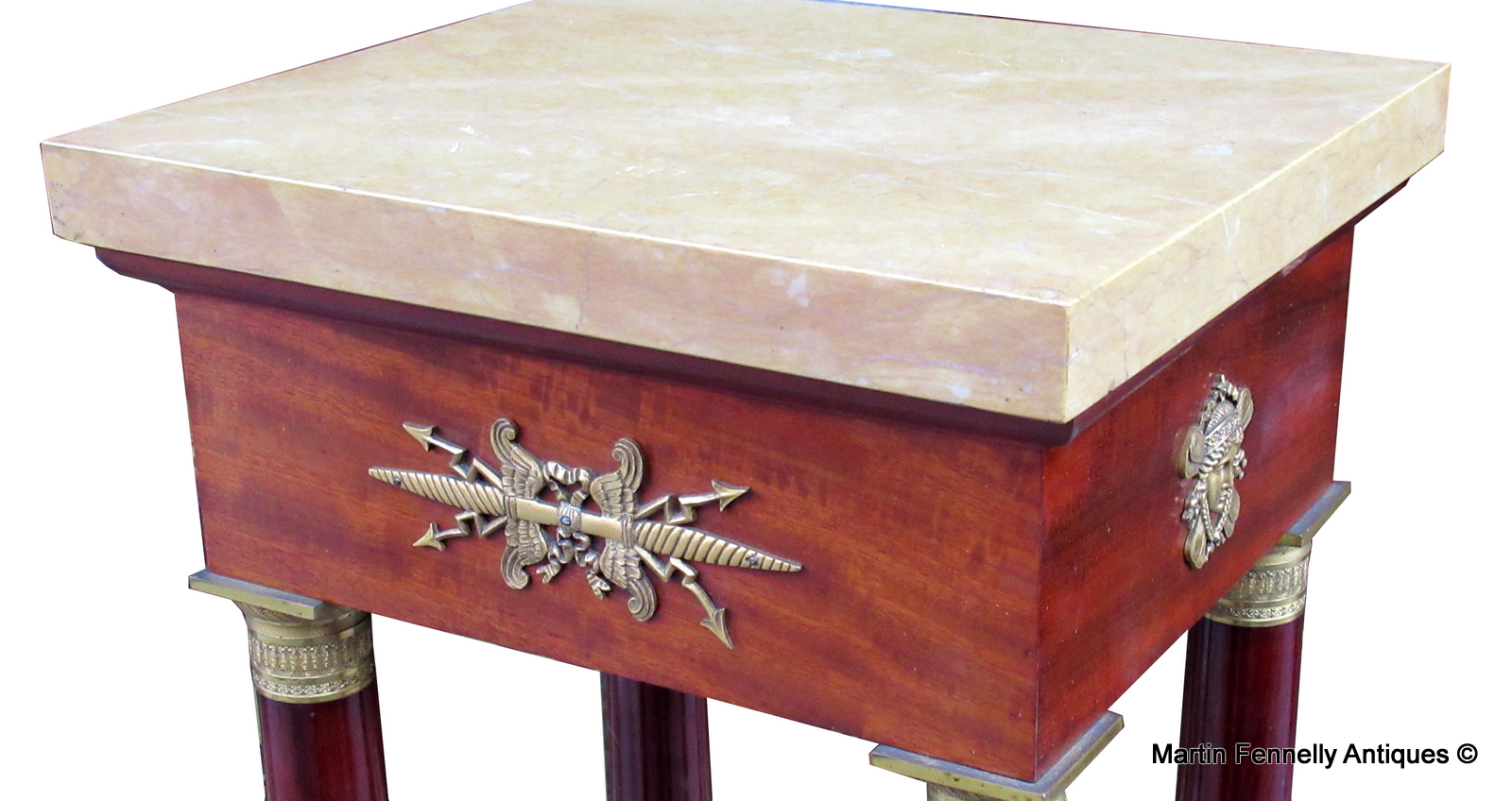 232 Sold Pair of Mahogany H.F. Jansen and Zonen, Amsterdam Pedestals - Superb - Image 3