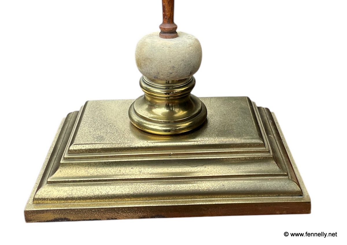 828 Large Brass Dinner Gong - 1918 Shell Cases - Large Size - Image 3