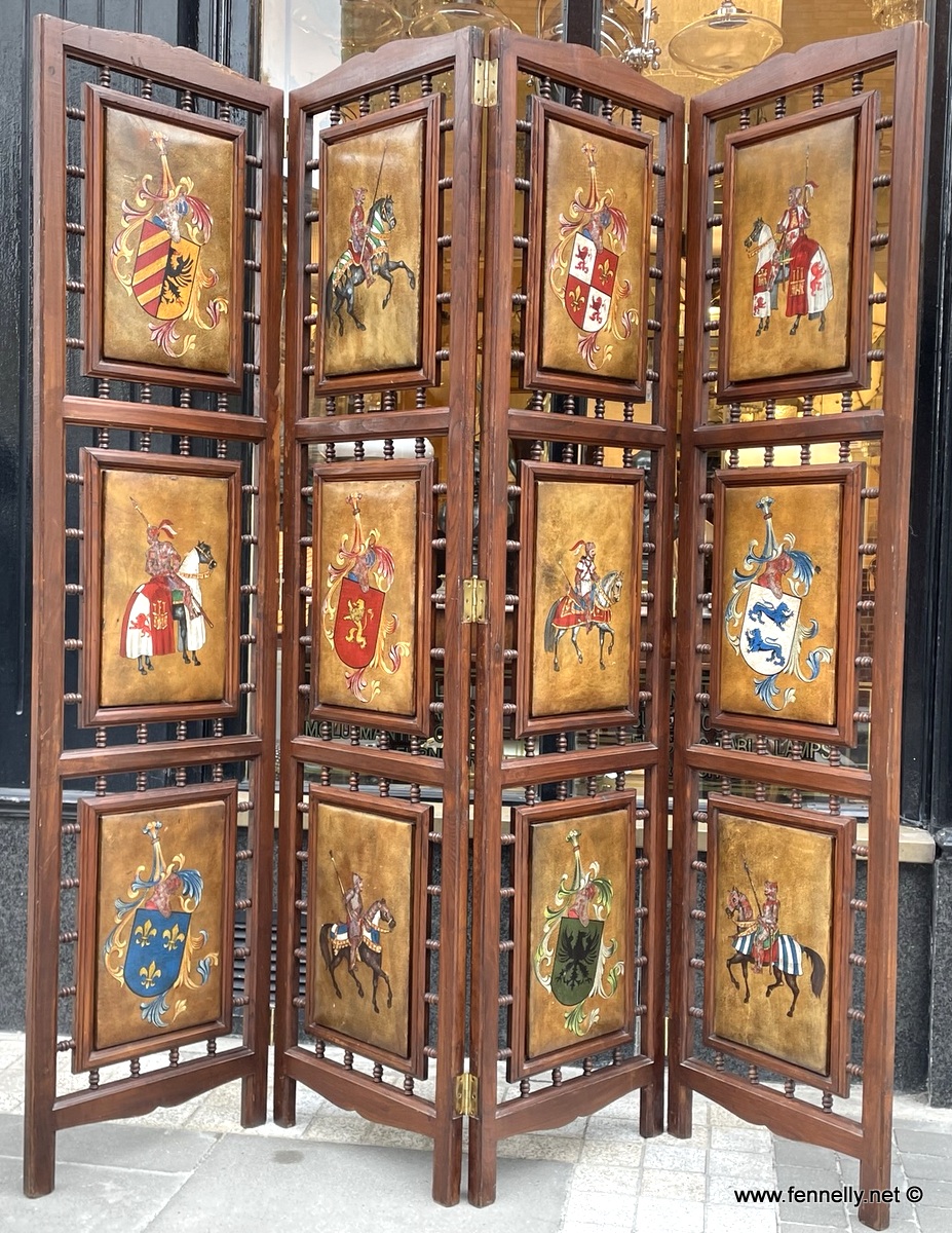 955 Stunning Room Divider - Harrods - Medieval Theme - Image 3