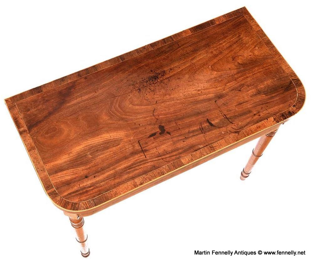 527 Fine English Regency Period Mahogany Card Table early 19thCt - Image 3