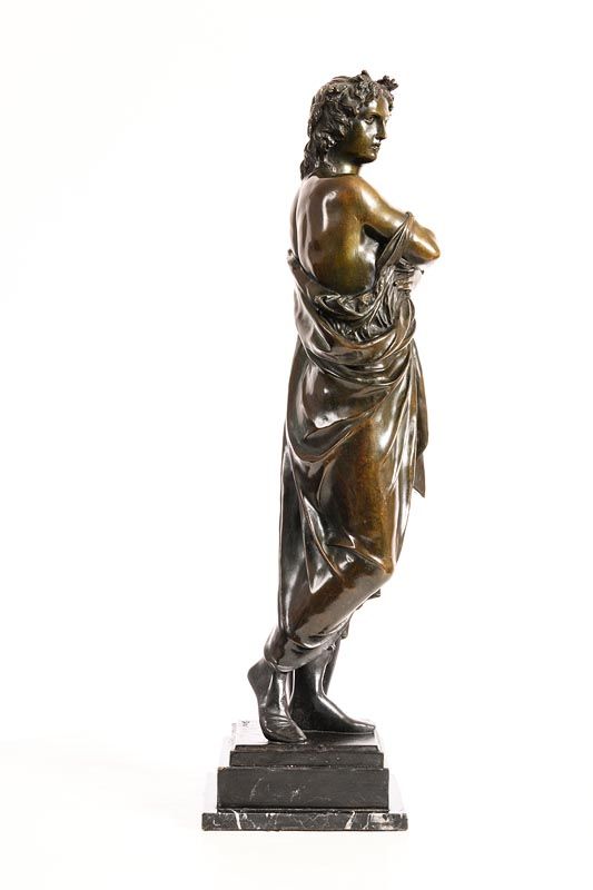 789 Large Bronze of Virgil after Jules Dalou - Early 20th Century - Image 4