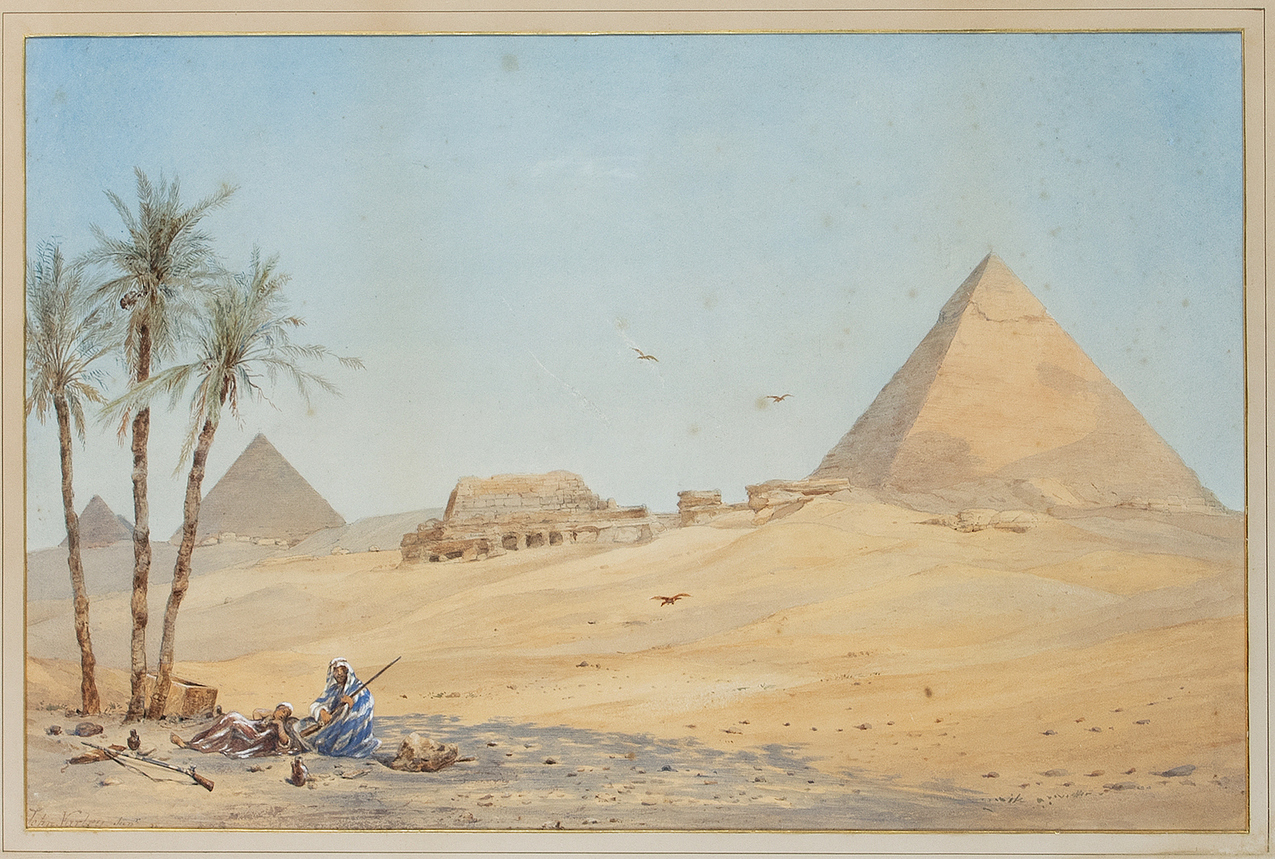 601 Large Rare Pair of John Varley 1850-1933 Watercolours - Original Frames - Image 5