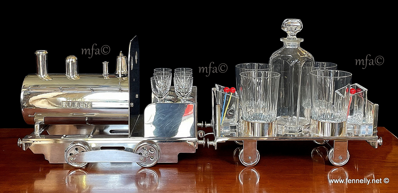 353 Franz Richenberg Berlin DRP - 1905 - Juliet - Cocktail Bar Silver Plated