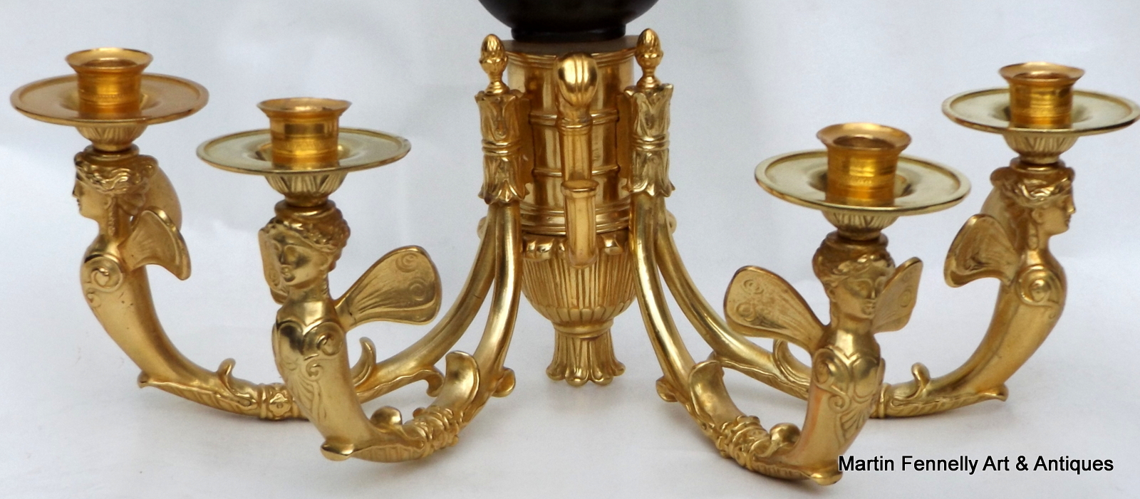 076 Sold Huge Pair French Bronze and Ormolu Wall Sconces - Circa 1890 - Image 5